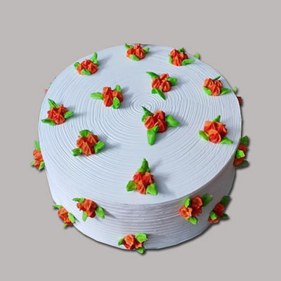 "Round shape Pineapple cake - 1kg - Click here to View more details about this Product